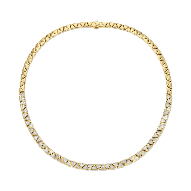 Bezeled Trillion Diamond Choker – Anita Ko