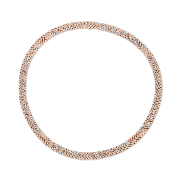 Anita Ko Baguette Diamond Zipper Choker