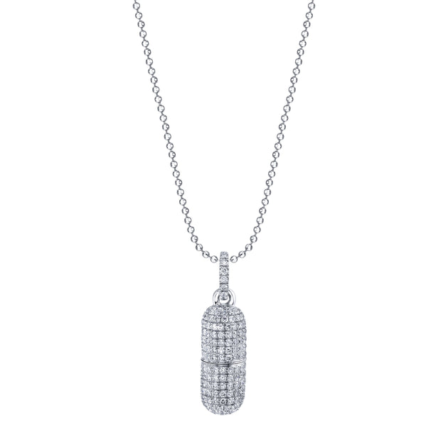 Diamond Pill Necklace – Anita Ko