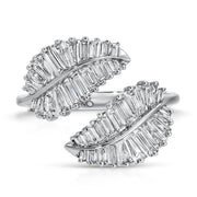 MEDIUM PALM LEAF DIAMOND RING