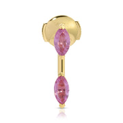 PINK SAPPHIRE MARQUISE ORBIT EARRING