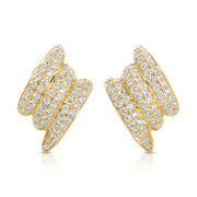 LARGE DIAMOND CLAIR EARRINGS