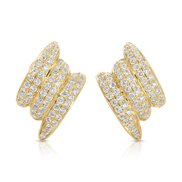 LARGE DIAMOND CLAIR EARRINGS