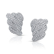 LARGE DIAMOND CROISSANT EARRINGS