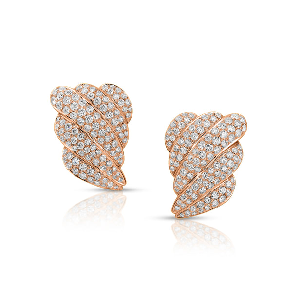 DIAMOND CROISSANT EARRINGS