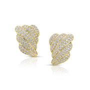 DIAMOND CROISSANT EARRINGS