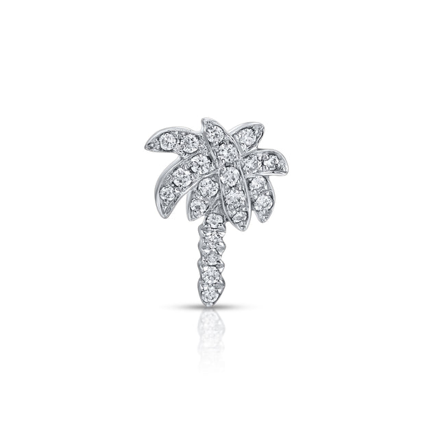 DIAMOND PALM TREE STUDS