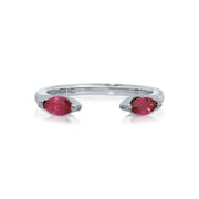 RUBY MARQUISE ORBIT RING