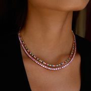 GRADUATED PINK SAPPHIRE HEPBURN CHOKER