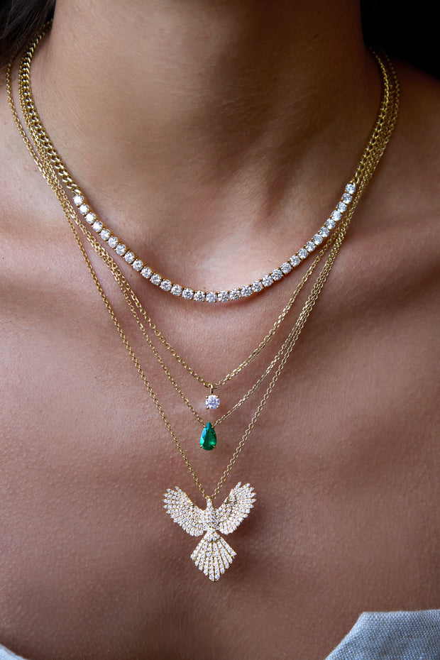 DIAMOND EAGLE PENDANT