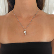 PAVE DIAMOND BABY WHISTLE WITH HEART DIAMOND