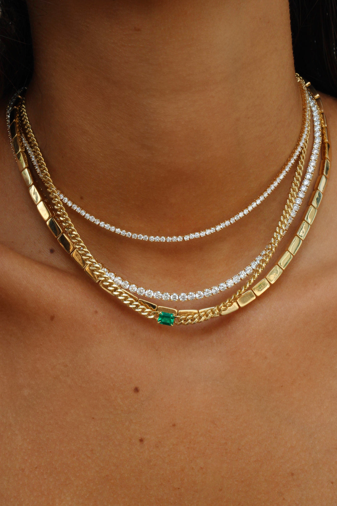 Shops cuban link womens choker