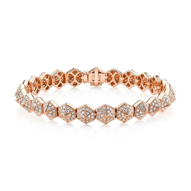 SIX-SIDED DIAMOND SPIKE BRACELET – Anita Ko