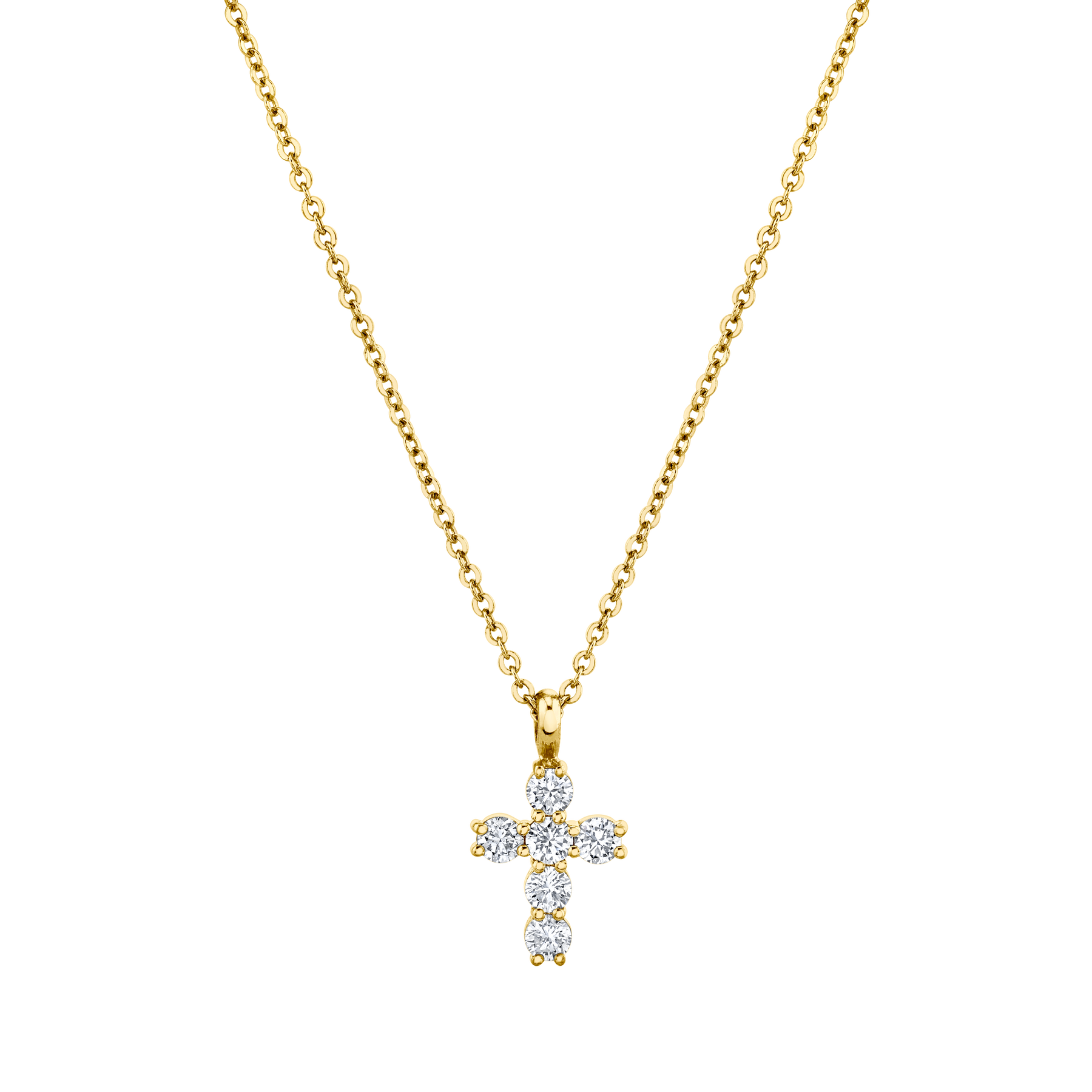 DIAMOND CROSS NECKLACE – Anita Ko